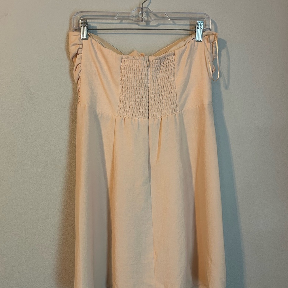Women’s Sezane Dress Robe Ondine nude pink Short Dress US 10 FR 42 Designer - Picture 4 of 9